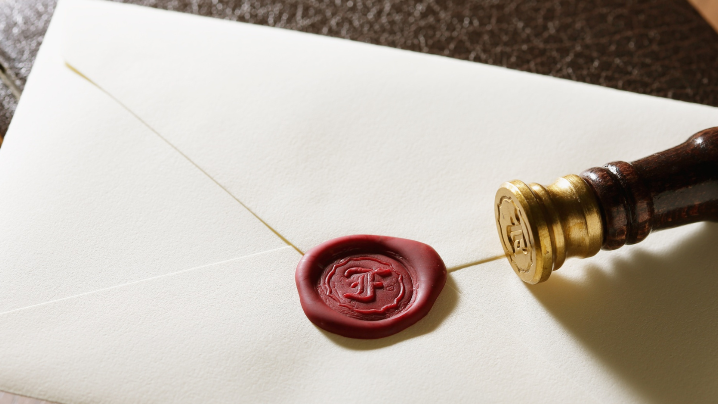 Fougue wax seal